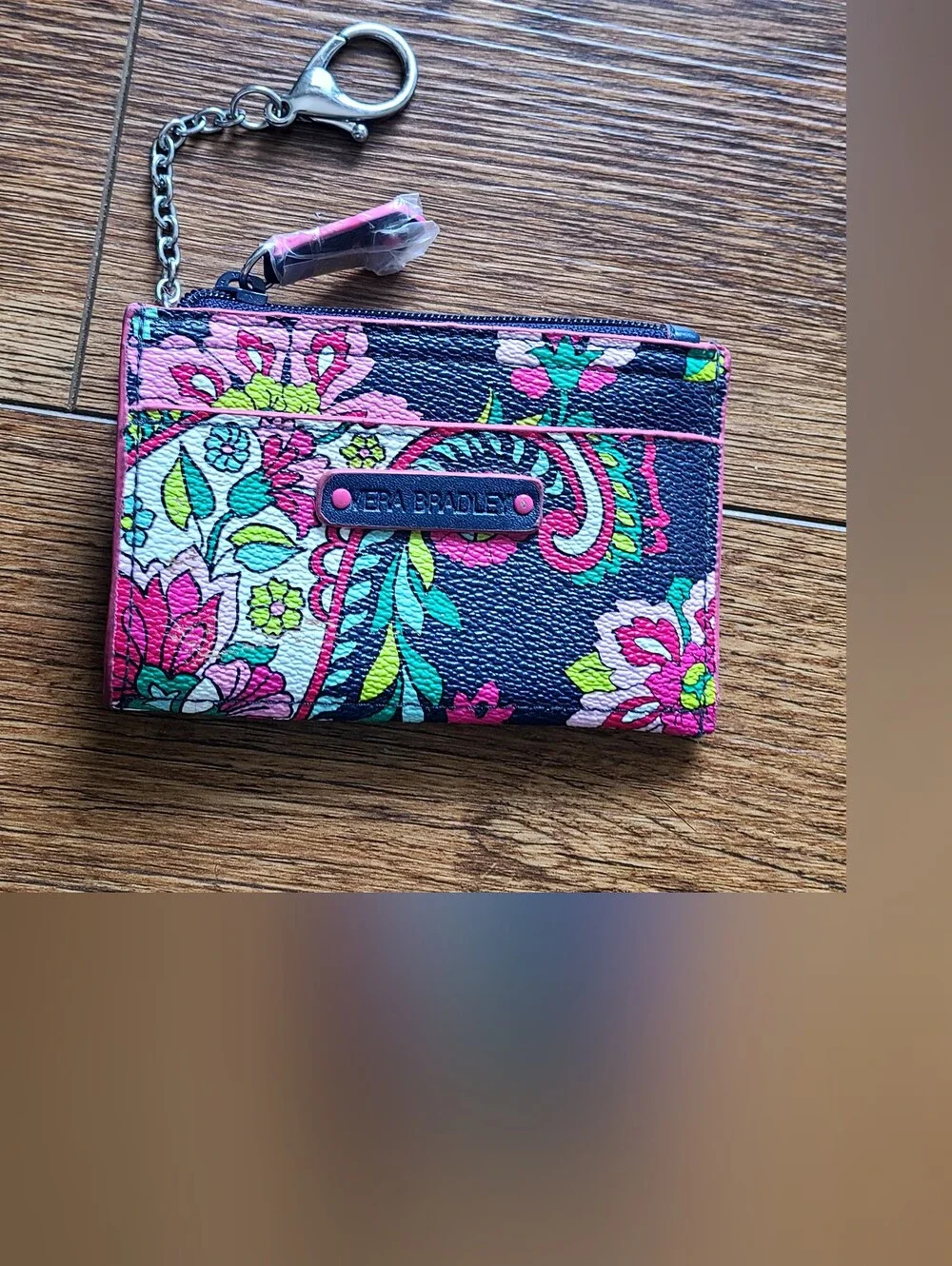 Vera Bradley Floral Laptop Case + Zip ID Coin Pouch Bundle 17x12